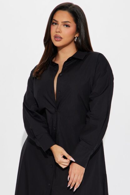 Vestido Camisero Oversized En Algodón 100% - Image 5