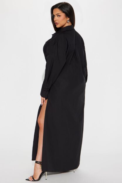 Vestido Camisero Oversized En Algodón 100% - Image 6