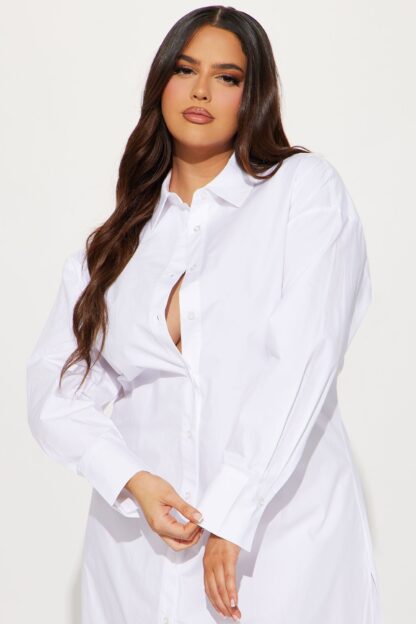 Vestido Camisero Oversized En Algodón 100% - Image 11